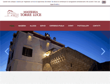 Tablet Screenshot of masserialuce.it